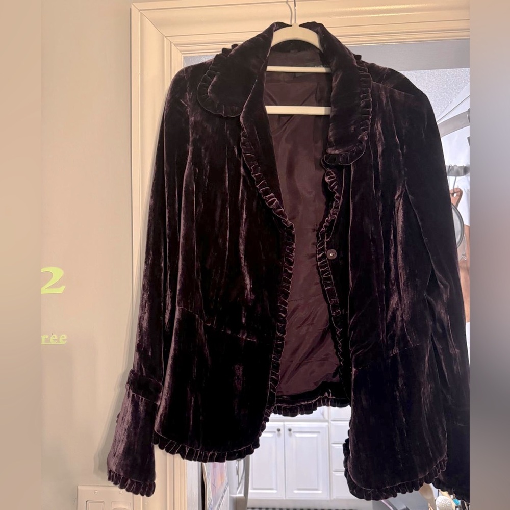 Velvet blazer
